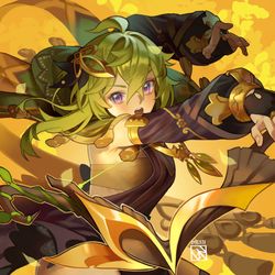 This is a pixiv picture whose title is Collei🍃.