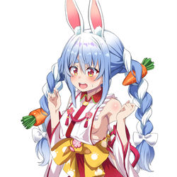 This is a pixiv picture whose title is ぺこみこ.