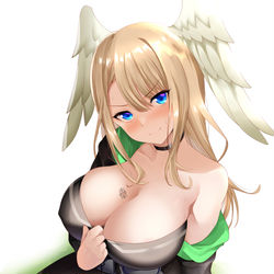 This is a pixiv picture whose title is 挑発ユーニ.