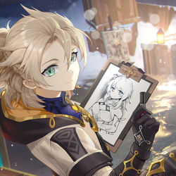 This is a pixiv picture whose title is 生日快乐.