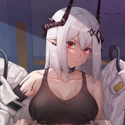 This is a pixiv picture whose title is 「うっ....」.