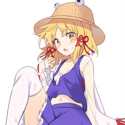 This is a pixiv picture whose title is 夏仕様な諏訪子さま!.