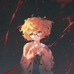 This is a pixiv picture whose title is 栗山未来.