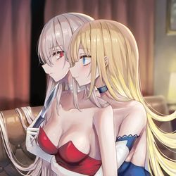 This is a pixiv picture whose title is ❤️‍💙.