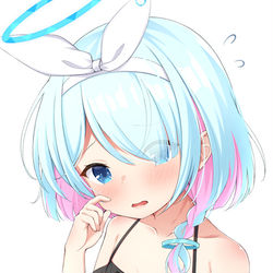 This is a pixiv picture whose title is 水着アロナ.