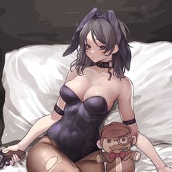 This is a pixiv picture whose title is 바니걸 홈즈양.