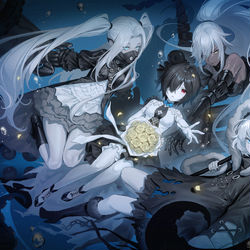 This is a pixiv picture whose title is 黑潮：深海觉醒.