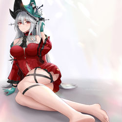 This is a pixiv picture whose title is skadi.