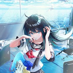 This is a pixiv picture whose title is Bluenote.