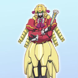 This is a pixiv picture whose title is ガンダム転生.