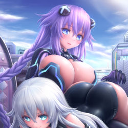 This is a pixiv picture whose title is 巨大化した女神たち.