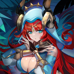 This is a pixiv picture whose title is 妮露.