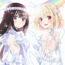 This is a pixiv picture whose title is ウエディングちさたき.