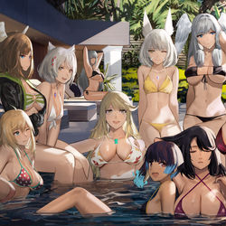 This is a pixiv picture whose title is Xenoblade Summer.