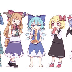 This is a pixiv picture whose title is 東方人気投票2022.