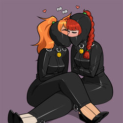 This is a pixiv picture whose title is Nuzzlesacks / 触れ合う、擦れ合う.