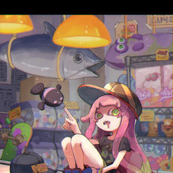 This is a pixiv picture whose title is パル子.
