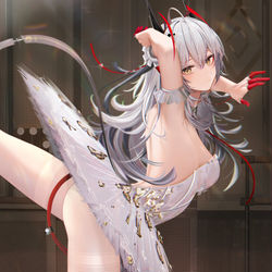 This is a pixiv picture whose title is W.