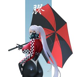 This is a pixiv picture whose title is Latex race queen.
