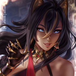 This is a pixiv picture whose title is Dehya / ディシア.
