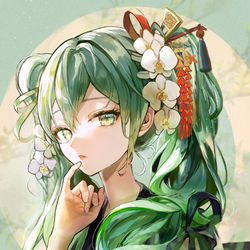 This is a pixiv picture whose title is 指切り.