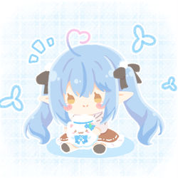 This is a pixiv picture whose title is フェルト風ラミィちゃん❄.