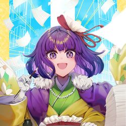 This is a pixiv picture whose title is 春雷【表紙絵】.