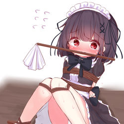 This is a pixiv picture whose title is お掃除琉奈ちゃん.
