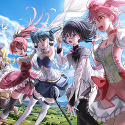 This is a pixiv picture whose title is 魔法少女まどか☆マギカ.