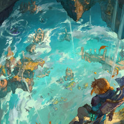 This is a pixiv picture whose title is Zelda - Tears of the Kingdom.