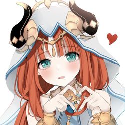 This is a pixiv picture whose title is 指ハート.