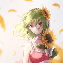 This is a pixiv picture whose title is 太陽の花.