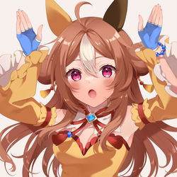 This is a pixiv picture whose title is うまぴょいっ.