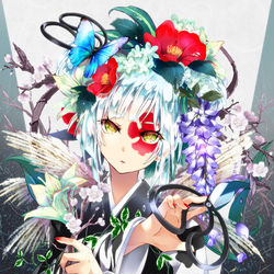 This is a pixiv picture whose title is 生け花.