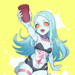 This is a pixiv picture whose title is Rebecca.
