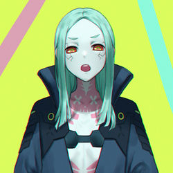 This is a pixiv picture whose title is Rebecca.