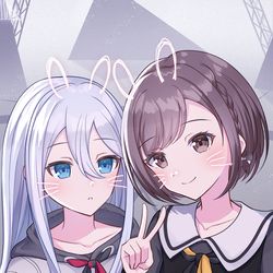 This is a pixiv picture whose title is 自撮りなーんと奏ちゃん.