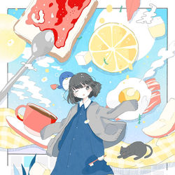 This is a pixiv picture whose title is はやおき.