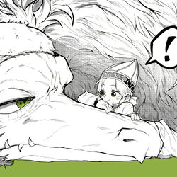 This is a pixiv picture whose title is アピスとリュウ爺.