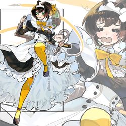 This is a pixiv picture whose title is 【メイド週間】S－Force 乱破小夜丸.