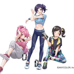 This is a pixiv picture whose title is にじさんじ「TRAINING GOODS＆VOICE」イラスト.