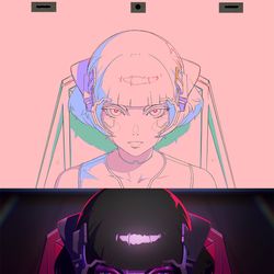 This is a pixiv picture whose title is 総作監修正とファイナル(2)✨ Let You Down MV.