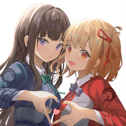 This is a pixiv picture whose title is リコリス💙💘.