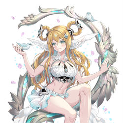 This is a pixiv picture whose title is つばさの楽園.