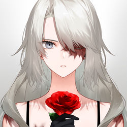 This is a pixiv picture whose title is 赤い薔薇と.