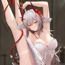 This is a pixiv picture whose title is W.
