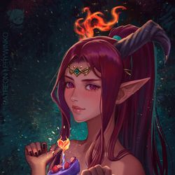 This is a pixiv picture whose title is OC Voxlyn.