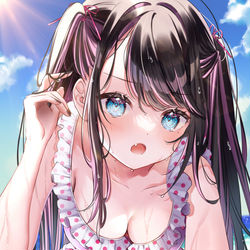 This is a pixiv picture whose title is 海.
