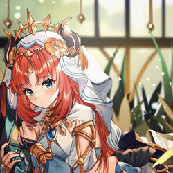 This is a pixiv picture whose title is 妮露.