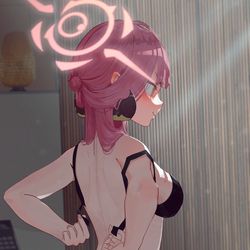 This is a pixiv picture whose title is 2022-04-09 陸八魔アル.